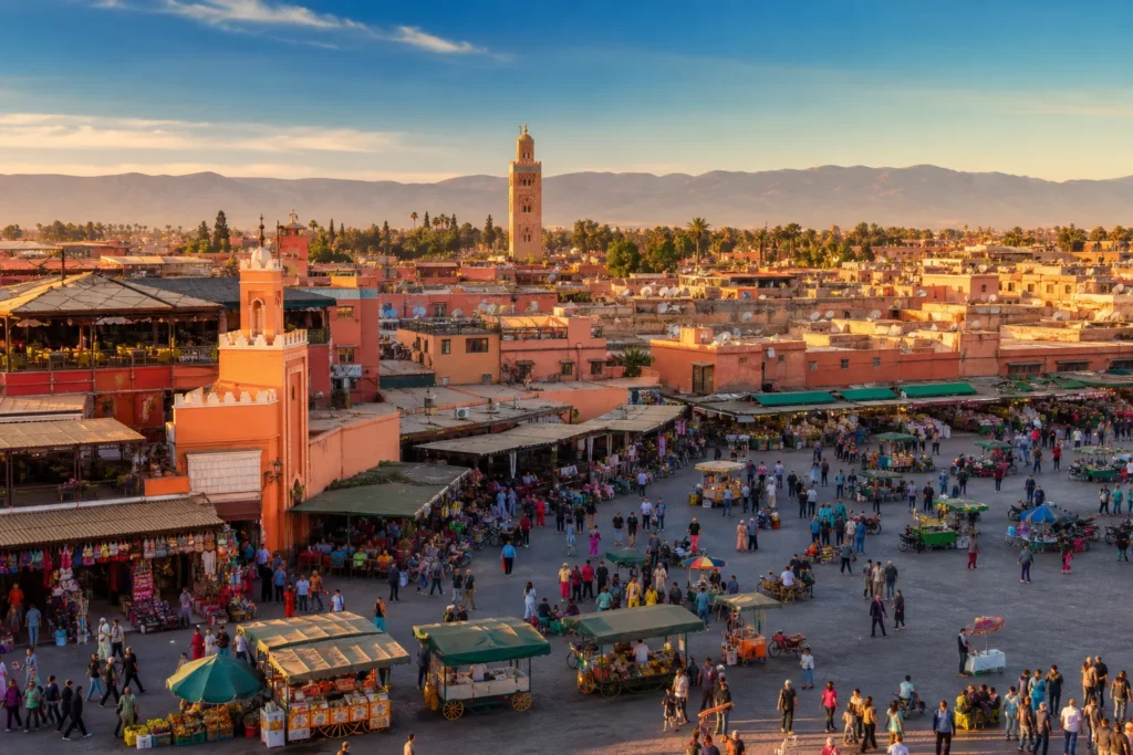 Saachen ze maachen an Marrakech, Marokko